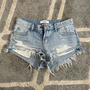 Pistola Gigi Low Rise Cutoff Shorts